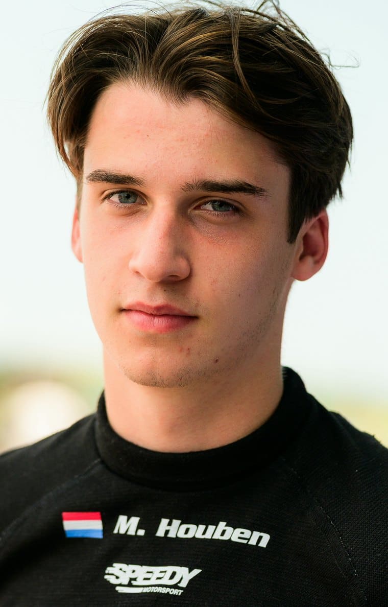 Portrait of Mees Houben in the paddock
